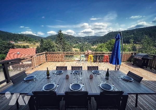 A GERARDMER secteur Bas-Rupts -Chalet Decobois avec prestations luxueuses dans un cadre exceptionnel