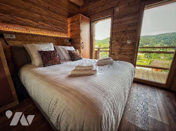 A GERARDMER secteur Bas-Rupts -Chalet Decobois avec prestations luxueuses dans un cadre exceptionnel