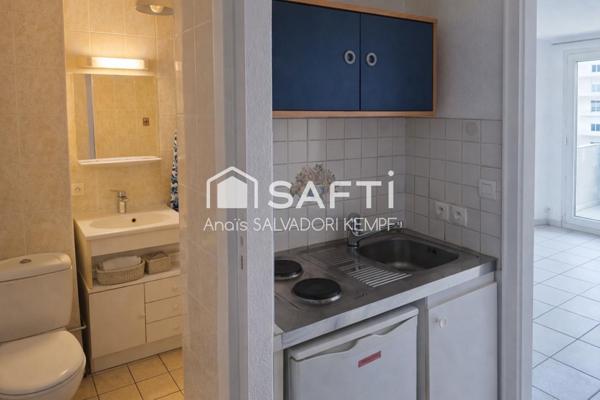 Studio 18,66m² avec BALCON - Résidence sécurisée