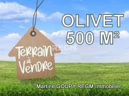 Olivet (45160) OLIVET (45160) - Terrain constructible bien dimensionné de 500m²