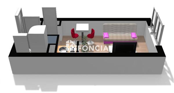 À vendre Studio 18.19 m² - Grenoble 38000