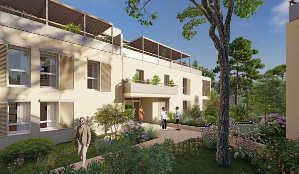 UZES (30) Bel appartement T3 de 66 m² avec 2 balcons et garage en sous-sol
