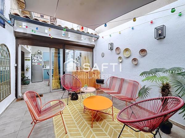 Charmante maison de ville avec terrasse intimiste