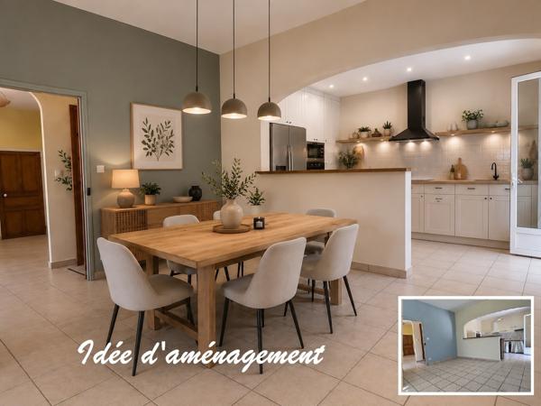 Maison familiale avec T2 et dépendances sur 1360 m² de terrain