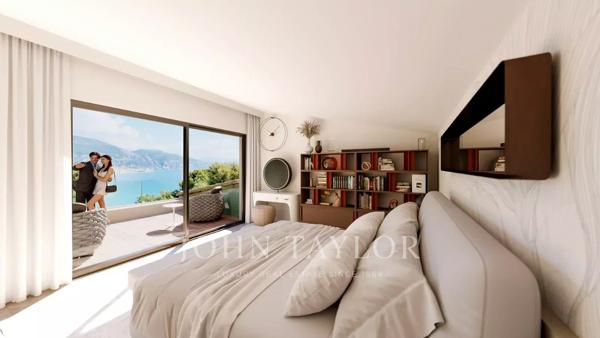 ROQUEBRUNE CAP MARTIN LE CAP - VILLA A RENOVER 6 CHAMBRES- VUE MER - PISCINE- GARAGES - PERMIS ACCEPTE ET PURGE
