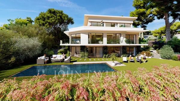 ROQUEBRUNE CAP MARTIN LE CAP - VILLA A RENOVER 6 CHAMBRES- VUE MER - PISCINE- GARAGES - PERMIS ACCEPTE ET PURGE