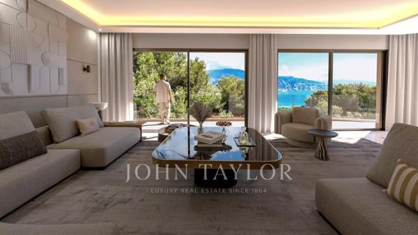 ROQUEBRUNE CAP MARTIN LE CAP - VILLA A RENOVER 6 CHAMBRES- VUE MER - PISCINE- GARAGES - PERMIS ACCEPTE ET PURGE