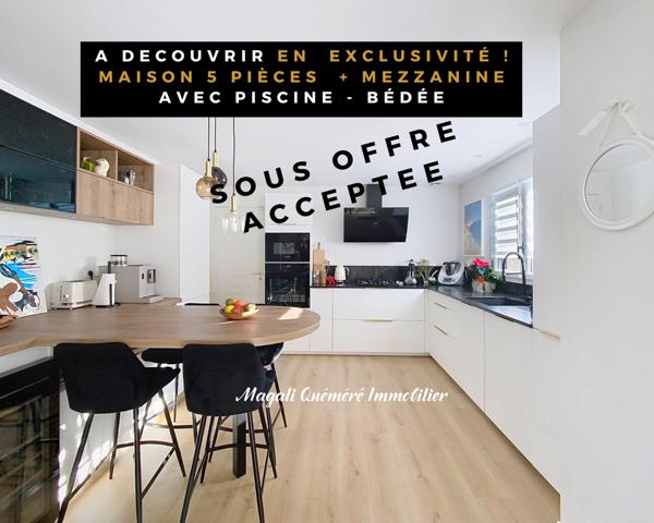 Bédée (35137) Jolie maison familiale 5 pièces + mezzanine avec piscine
