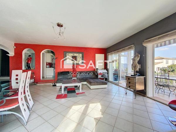 Maison 200 m² avec vue panoramique, piscine, studio indépendant – Terrain de 622 m²