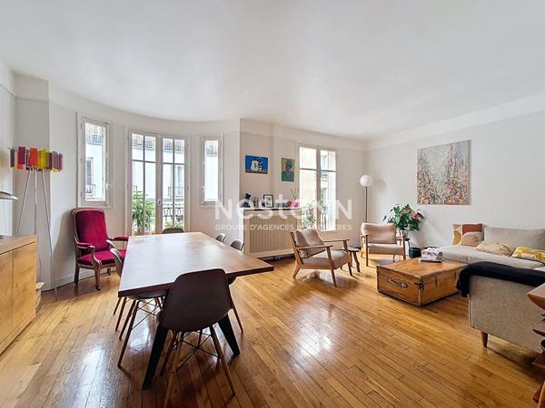 Appartement familial Paris 5 pièce(s) 100.02 m2 au calme, Traversant, Paris 16