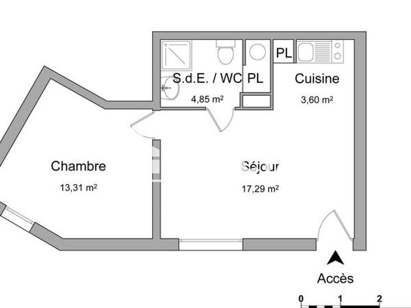 Location Appartement 2 pièces 39.1 m² - RESIDENCE CAP OUEST - 30 RUE DES JARDINS Dolus D'oleron 17550