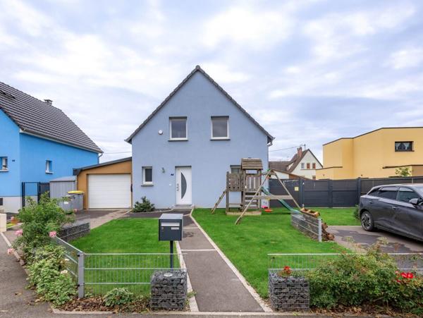 Maison récente d'environ 100 m² habitables avec jardin et terrasse