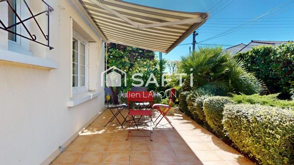 COGNAC – QUARTIER SAINT-MARTIN – MAISON DE PLAIN-PIED 3 CHAMBRES