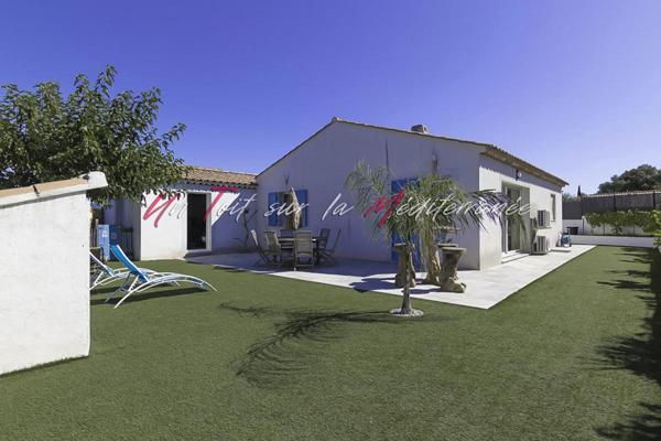 Maison de plain pied de 2016, 4 pièces, 3 chambres, 81m2 avec garage à Pierrefeu Du Var