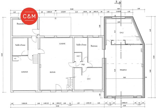 44120 VERTOU VERTOU LE CHENE - Maison 5 pièces 158 m²