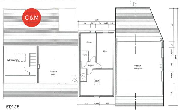 44120 VERTOU VERTOU LE CHENE - Maison 5 pièces 158 m²
