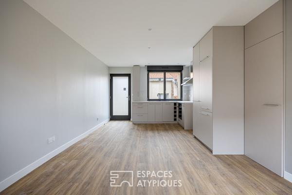 Duplex rénové en dernier étage