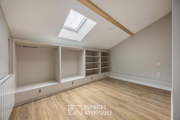 Duplex rénové en dernier étage