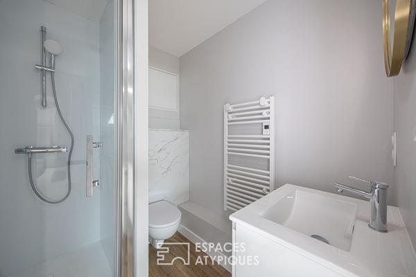 Duplex rénové en dernier étage