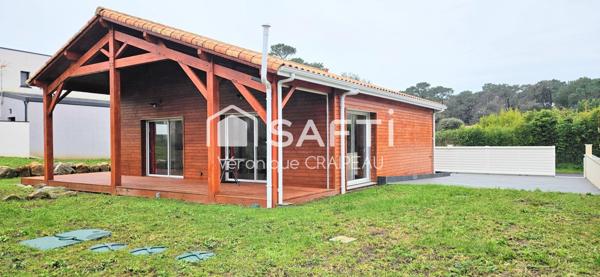 Emplacement privilégié pour cette maison neuve en ossature bois.