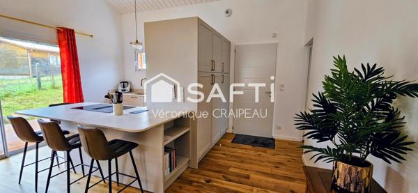 Emplacement privilégié pour cette maison neuve en ossature bois.