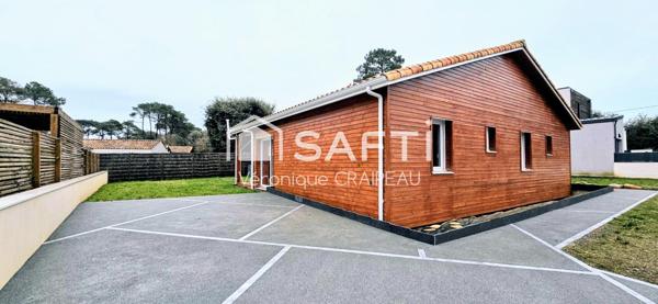 Emplacement privilégié pour cette maison neuve en ossature bois.