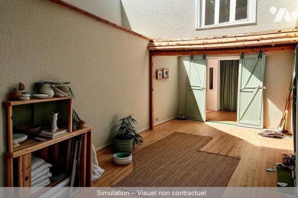 À vendre à Bar-sur-Aube, au c?ur des villages viticoles champenois, cet immeuble mixte offre un...