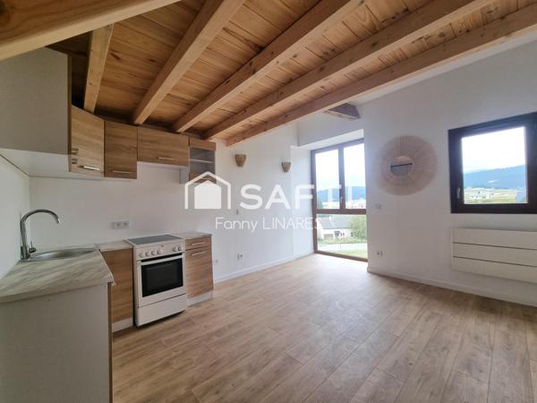 Studio mezzanine entièrement rénové