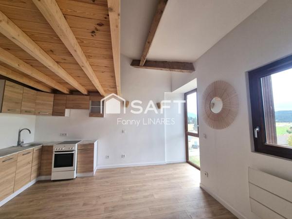 Studio mezzanine entièrement rénové