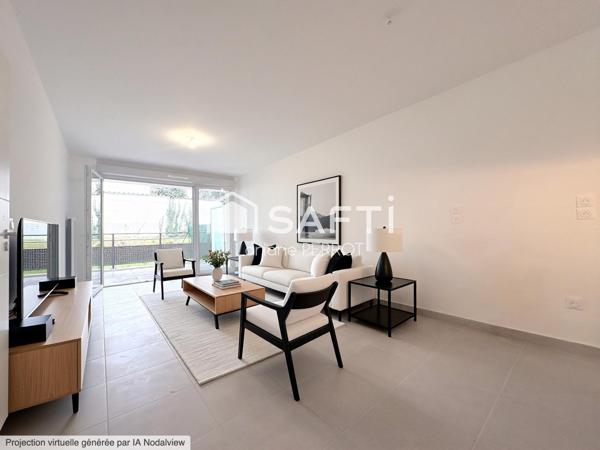 Appartement neuf avec jardin et terrasse sans vis-à-vis