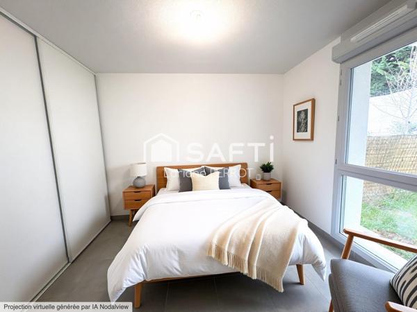 Appartement neuf avec jardin et terrasse sans vis-à-vis