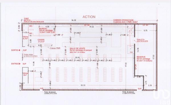 Boutique/Local commercial à vendre 798 m² Savigny-le-Temple