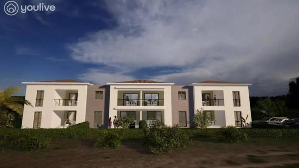 Appartement T3 de 68,75 m2 en Rez de jardin