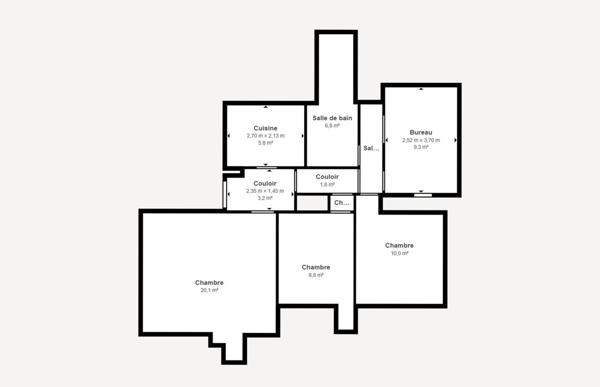 Appartement 3 Chambres avec Terrasse et garage  – Visite Virtuelle Disponible