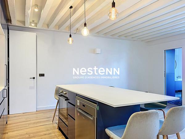 EXCLUSIVITE Nestenn- Paris 1er, rue de l'arbre sec - 2 chambres entièrement rénové.