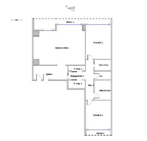 Appartement à vendre 3 pièces 78 m² Saint-Cloud