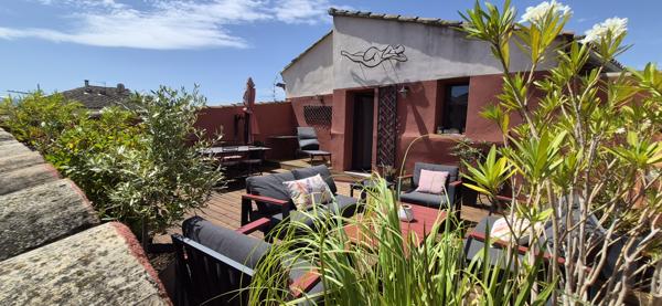Superbe T3 avec grande terrasse avec vue, vendu meublé