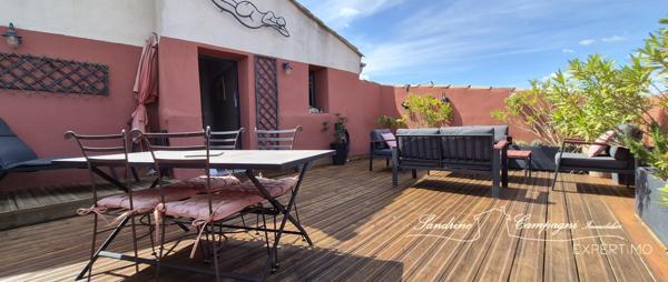 Superbe T3 avec grande terrasse avec vue, vendu meublé