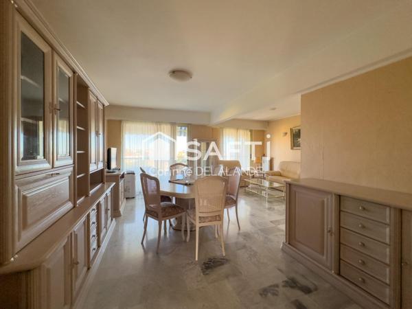 Beau 3/4 pièces 80m2,cave,parking,vue mer,terrasse