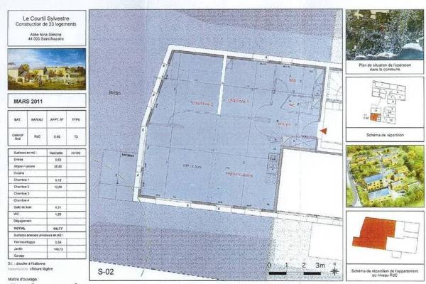 Appartement 3 pièces - 44600 Saint-Nazaire -  Saint-Marc Est