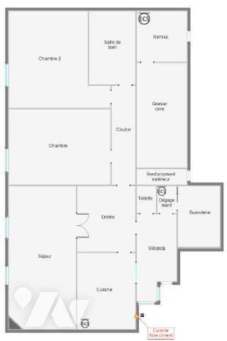 MAISON T3 à rénover - SAINT PIERRE DES CORPS