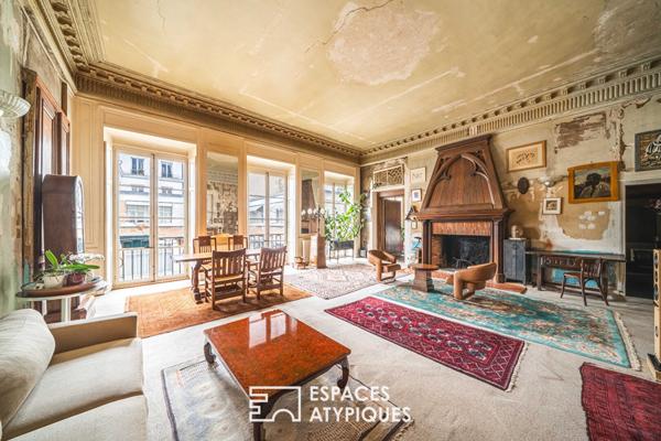 Appartement bourgeois aux volumes exceptionnels à réinventer