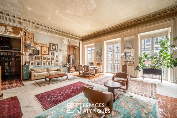 Appartement bourgeois aux volumes exceptionnels à réinventer