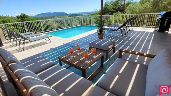 Villa T4 avec piscine VUE MER - LECCI (20137) - CORSE DU SUD - FRANCE