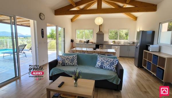 Villa T4 avec piscine VUE MER - LECCI (20137) - CORSE DU SUD - FRANCE