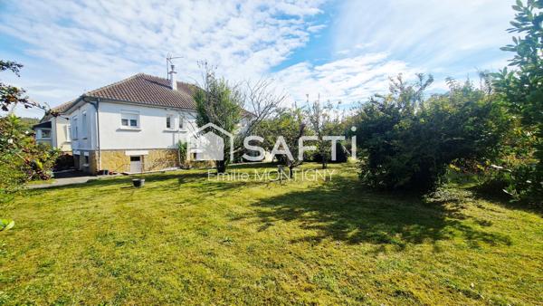 Ensemble maison de plain pied surélevée centre ville -100m2 - 3 chambres- terrain parcellaire de 820m2