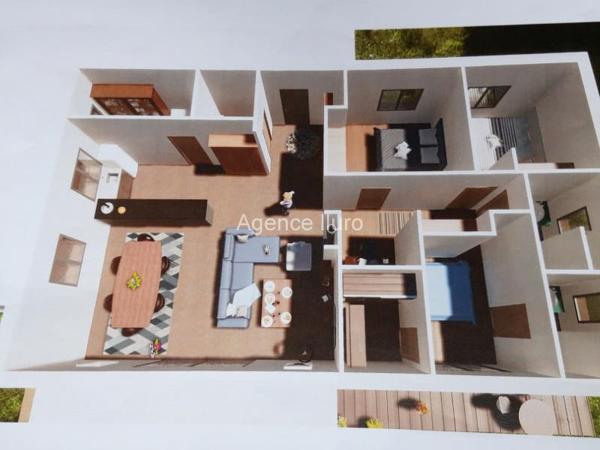 Villa - Proximite oloron-sainte-marie - Réf.:205260 - 7 VILLAS NEUVES DE PLAIN-PIED (HORS D'EAU, HORS D'AIR A PARTIR DE 240000€ AVEC TERRAIN). LA VILLA TEMOIN EST TERMINEE ET A VENDRE (PRIX NOUS CONSULTER)