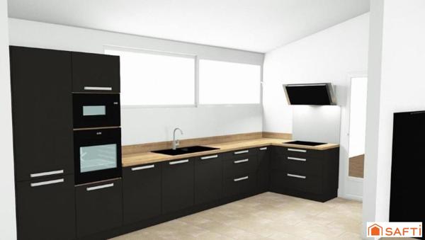 MAISON en BOIS neuve, 3 chambres avec son immense terrasse et sa vue panoramique sur la plaine Roanne/Charlieu