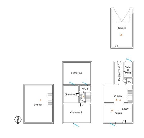 A MORTREE, une maison à usage d'habitation à rénover (59,88m²)