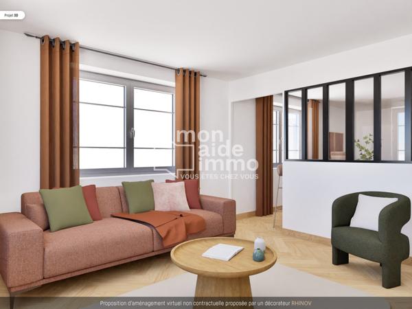 Appartement T3 85m2 cœur de ville